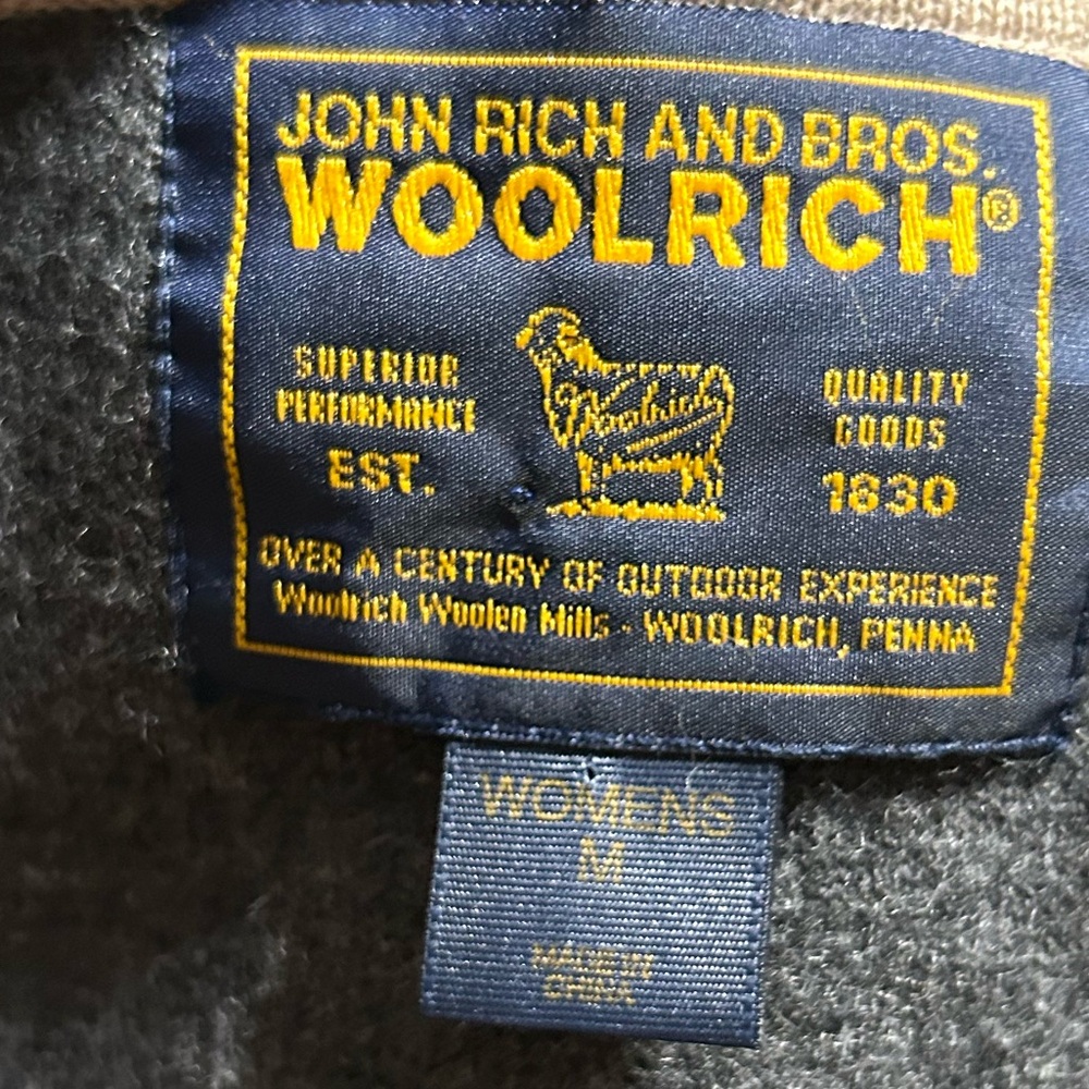 Vintage Woolrich Wool Sheep Vest M - Picture 3 of 4